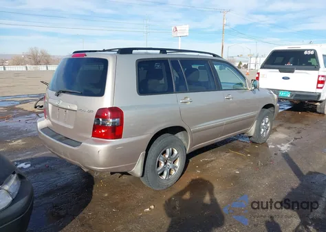 2007 Toyota Highlander V6 z USA, uszkodzony, nr VIN JTEEP21A670203050